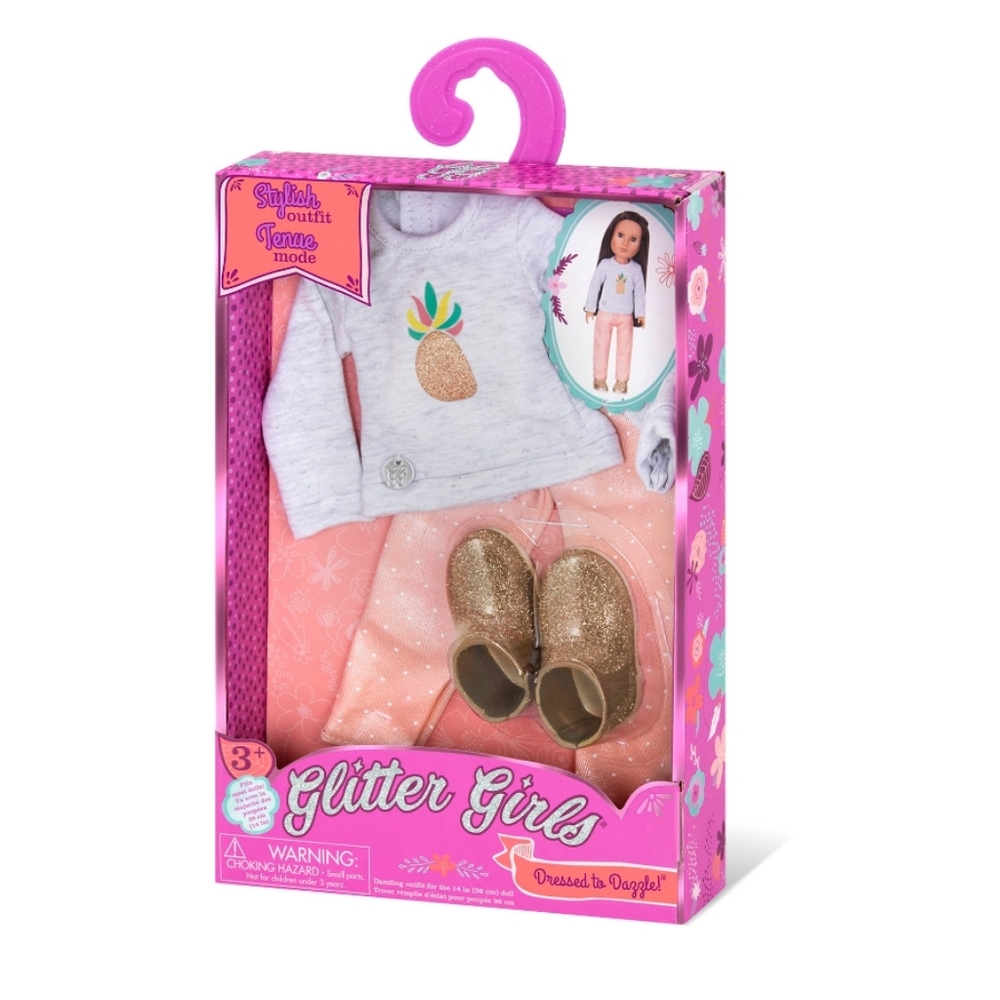New! Glitter Girls Dressed to Dazzle Outfit Set - For 14" Doll